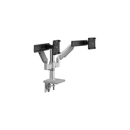Humanscale Mflex M2.1 - Dual Mtr, Clamp (Slvr/Gry) Q-X2BCMSDSBDSB12